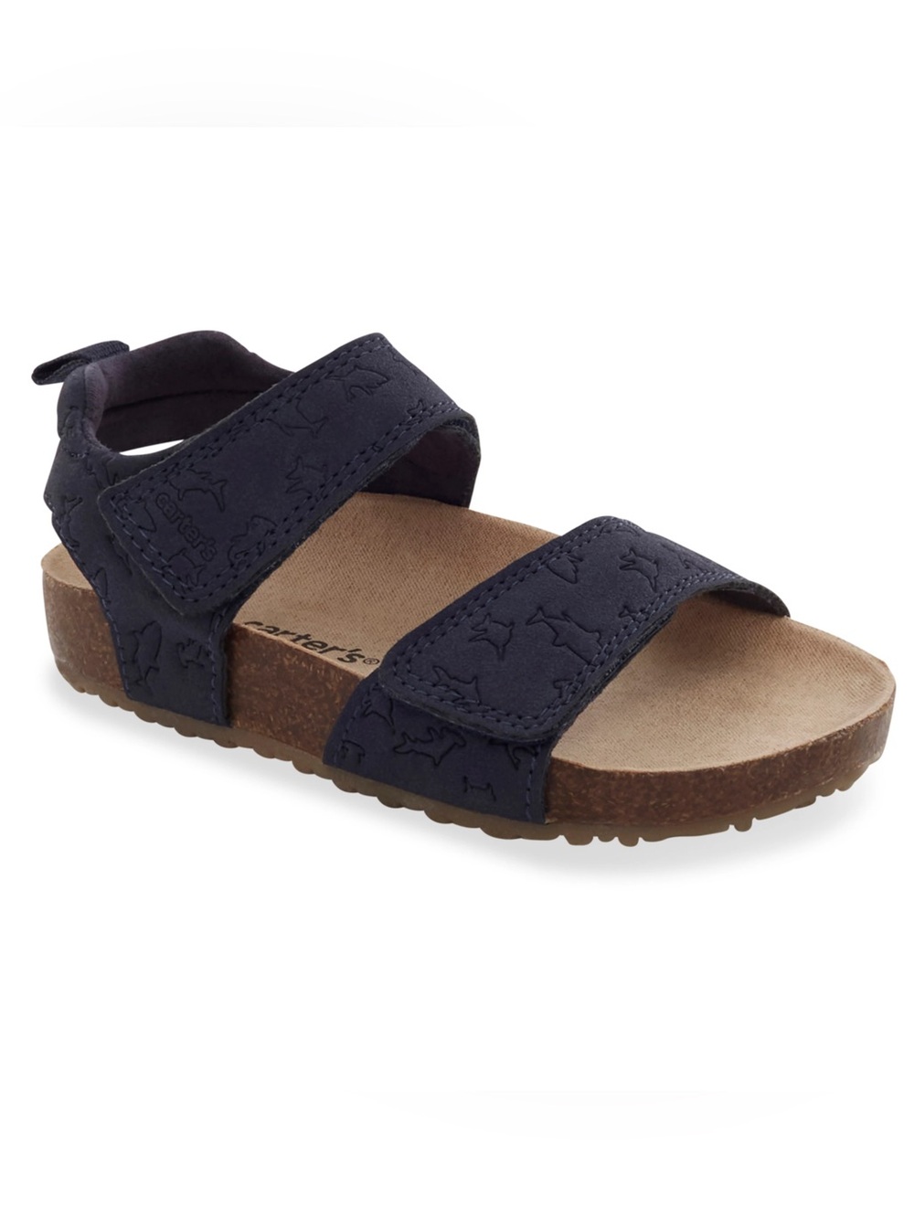 CARTER’S Indy Toddler Boy Sandals With Velcro Navy Blue Size 11 NEW